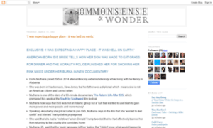 Commonsensewonder.blogspot.com thumbnail