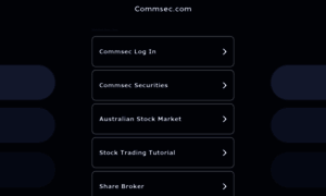 Commsec.com thumbnail