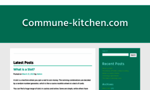 Commune-kitchen.com thumbnail