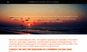 Communicatingwithabird.weebly.com thumbnail