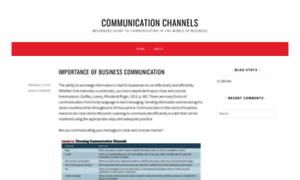 Communicationchannelssc.wordpress.com thumbnail