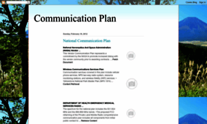 Communicationplanstoday.blogspot.com thumbnail