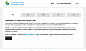 Community-currency.info thumbnail