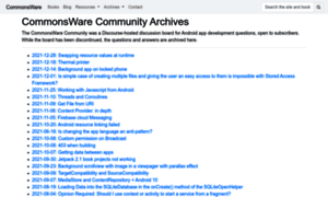 Community.commonsware.com thumbnail