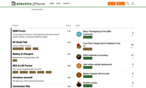Community.electricforum.com thumbnail