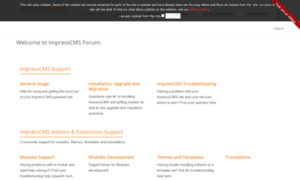 Community.impresscms.org thumbnail