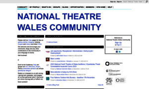 Community.nationaltheatrewales.org thumbnail