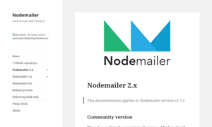 Community.nodemailer.com thumbnail