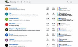 Community.notepad-plus-plus.org thumbnail