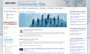 Community.sparxsystems.com thumbnail