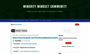Community.theminoritymindset.com thumbnail
