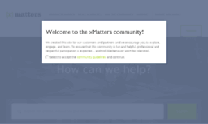 Community.xmatters.com thumbnail