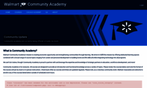 Communityacademy-cert.walmart.com thumbnail