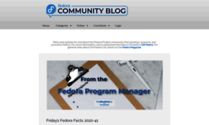 Communityblog.fedoraproject.org thumbnail