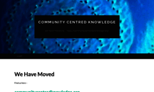 Communitycentredknowledge.wordpress.com thumbnail