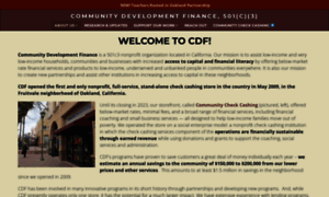 Communitydevelopmentfinance.org thumbnail