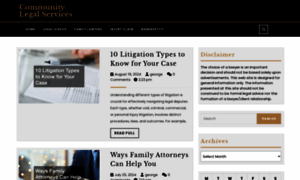 Communitylegalservice.net thumbnail