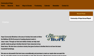 Communityofhopemontgomery.org thumbnail