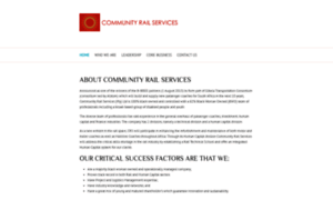 Communityrail.co.za thumbnail