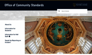 Communitystandards.nd.edu thumbnail