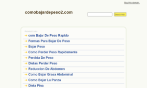 Comobajardepeso2.com thumbnail