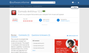 Comodo-antivirus.software.informer.com thumbnail