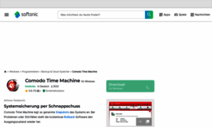 Comodo-time-machine.de.softonic.com thumbnail