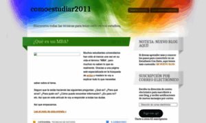 Comoestudiar2011.wordpress.com thumbnail