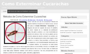 Comoexterminarcucarachas.com thumbnail