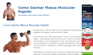 Comoganharmassamuscularrapido.org thumbnail