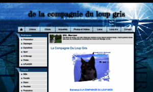 Compagnieduloupgris.chiens-de-france.com thumbnail