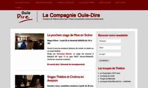 Compagnieouiedire.fr thumbnail