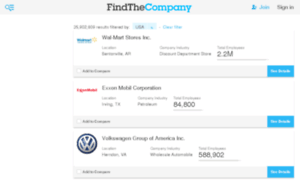 Companies.findthecompany.com thumbnail