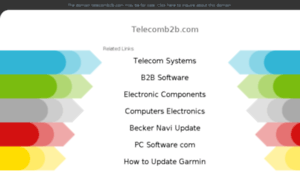 Companies.telecomb2b.com thumbnail