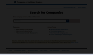 Companiesintheuk.co.uk thumbnail