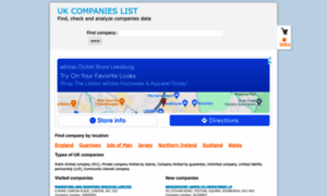 Companieslist.co.uk thumbnail