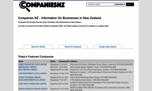 Companiesnz.com thumbnail