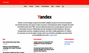 Company.yandex.com thumbnail