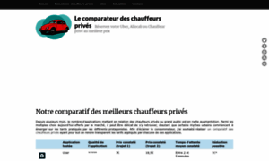 Comparateur-chauffeur-prive.fr thumbnail