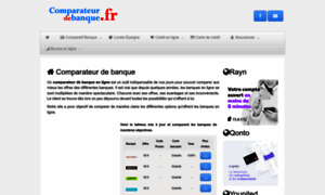 Comparateurdebanque.fr thumbnail