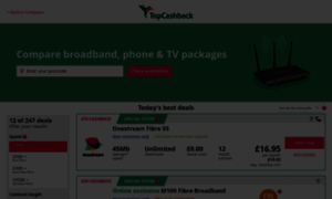 Compare-broadband.topcashback.co.uk thumbnail