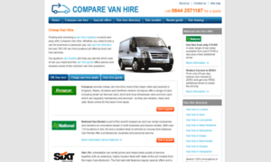 Compare-van-hire.co.uk thumbnail
