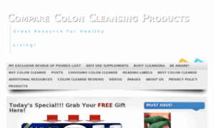 Comparecoloncleansingproducts.com thumbnail