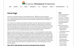 Compareinsurancecompanies.org thumbnail