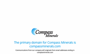 Compassminerals.net thumbnail