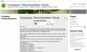 Compassthermometerclock.com thumbnail