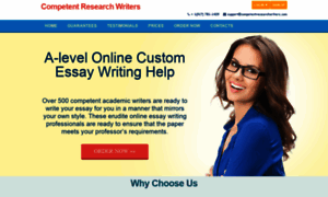 Competentresearchwriters.com thumbnail