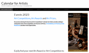 Competitionsforartists.com thumbnail