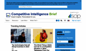 Competitiveintelligencebrief.com thumbnail