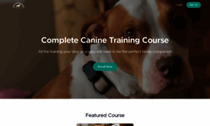 Complete-canine-training-course.teachable.com thumbnail